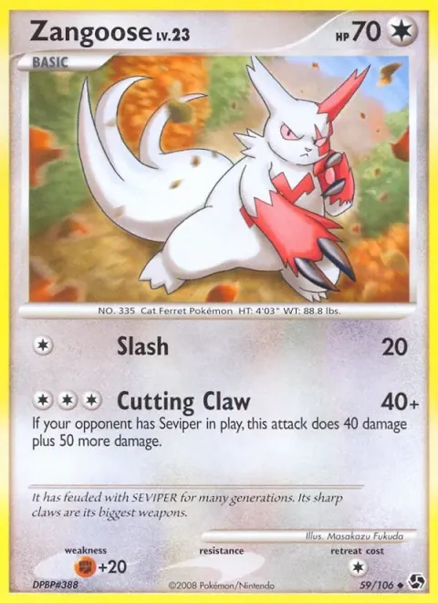 Carte Pokémon Mangriff 059/106, extension Duels au Sommets