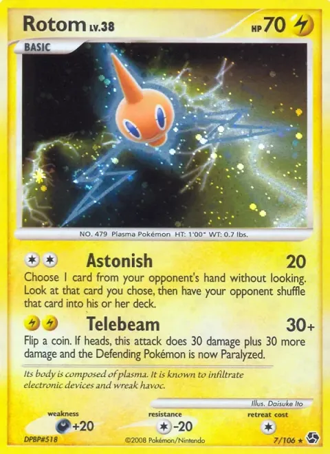 Carte Pokémon Motisma 007/106, extension Duels au Sommets