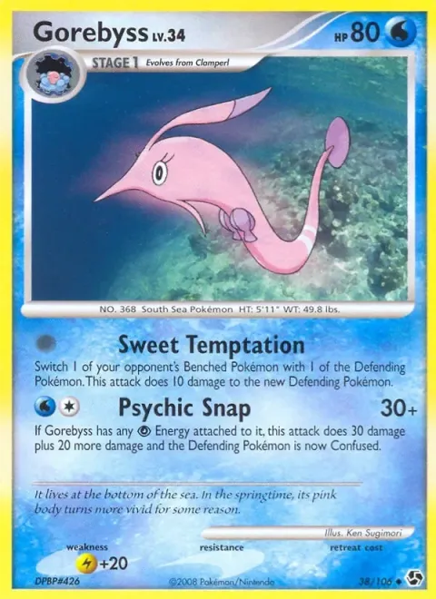 Carte Pokémon Rosabyss 038/106, extension Duels au Sommets