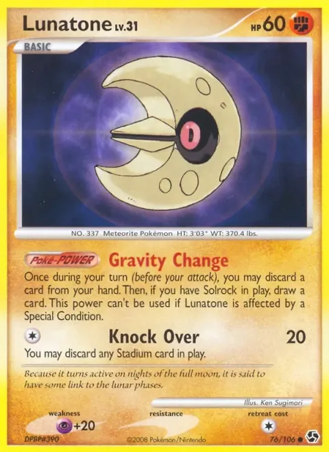Carte Pokémon Séléroc 076/106, extension Duels au Sommets