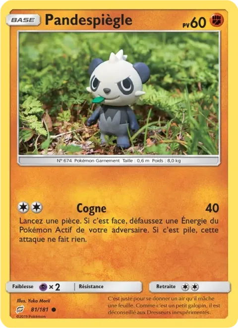 Carte Pokémon Pandespiègle 081/181, extension Duo de Choc