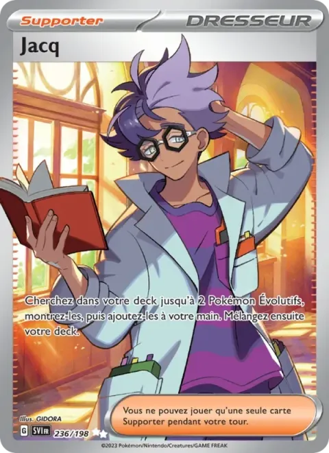 Carte Pokémon Jacq 236/198, extension Écarlate et Violet