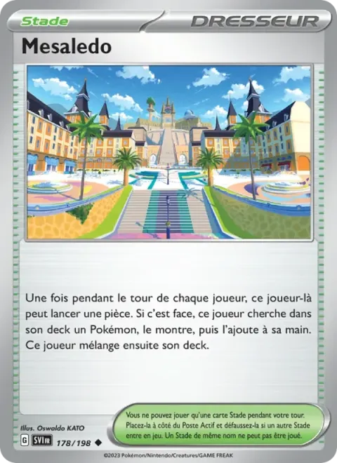 Carte Pokémon Mesaledo 178/198, extension Écarlate et Violet