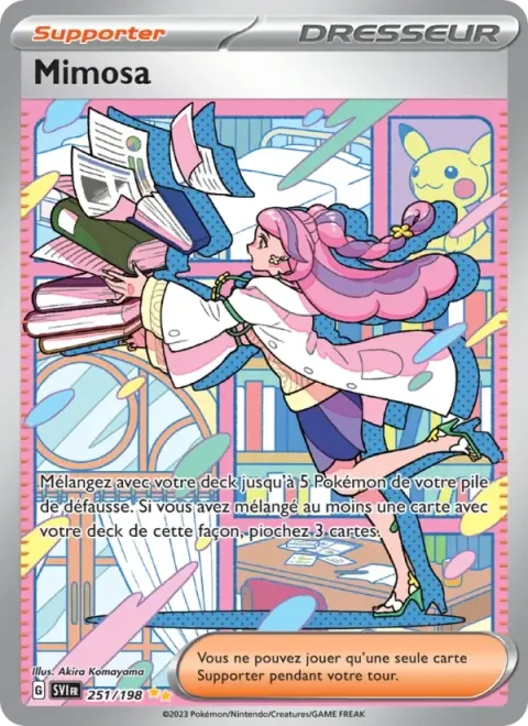Carte Pokémon Mimosa 251/198, extension Écarlate et Violet