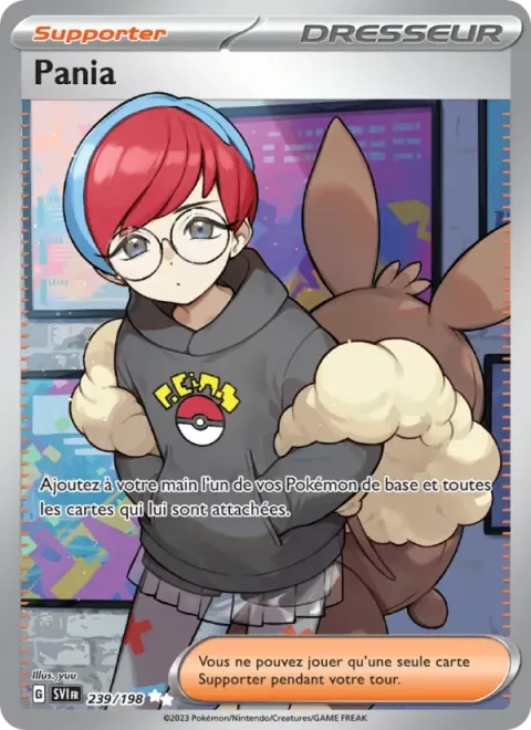 Carte Pokémon Pania 239/198, extension Écarlate et Violet