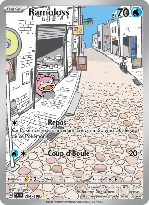 Carte Pokémon Ramoloss 204/198, extension Écarlate et Violet