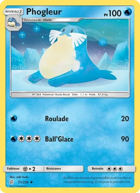 Carte Pokémon Phogleur 051/236, extension Éclipse Cosmique