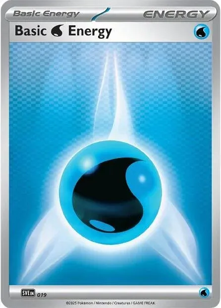Carte Pokémon Énergie Eau 019/024, extension Écarlate et Violet Énergie
