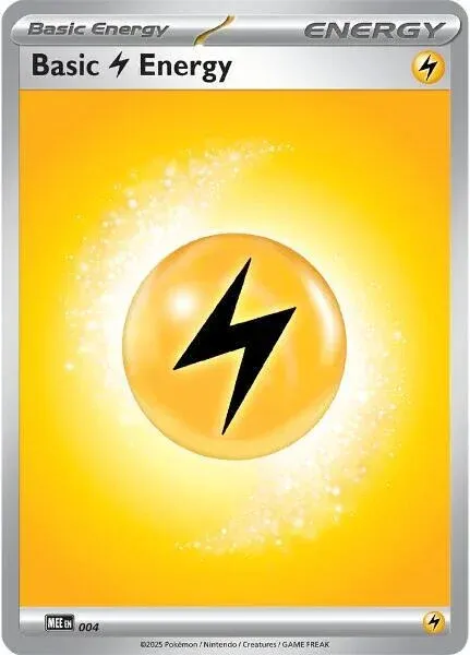 Carte Pokémon Énergie Electrik 004/016, extension Méga-Évolution Énergie