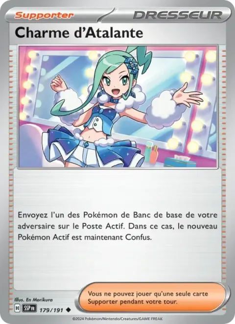 Carte Pokémon Charme d’Atalante 179/191, extension Étincelles Déferlantes