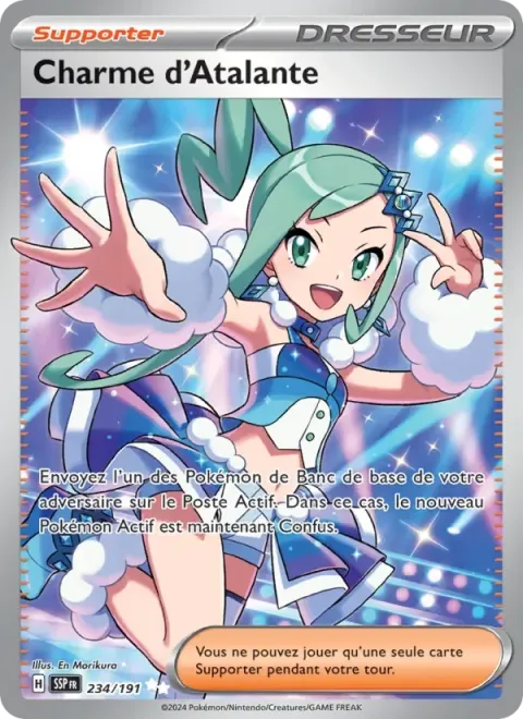 Carte Pokémon Charme d’Atalante 234/191, extension Étincelles Déferlantes