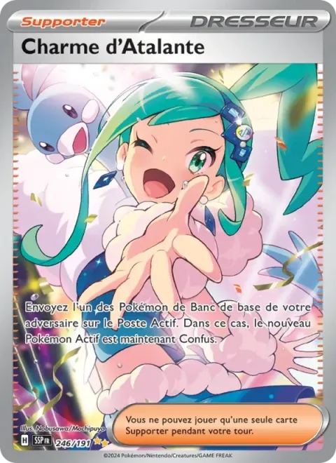 Carte Pokémon Charme d’Atalante 246/191, extension Étincelles Déferlantes