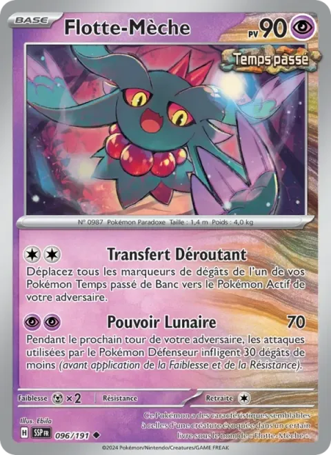 Carte Pokémon Flotte-Mèche 096/191, extension Étincelles Déferlantes
