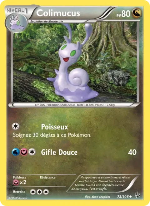 Carte Pokémon Colimucus 073/106, extension Étincelles