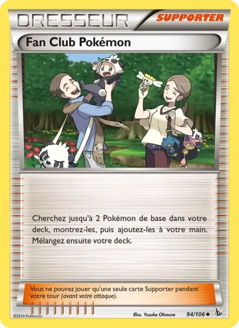 Carte Pokémon Fan Club Pokémon 094/106, extension Étincelles