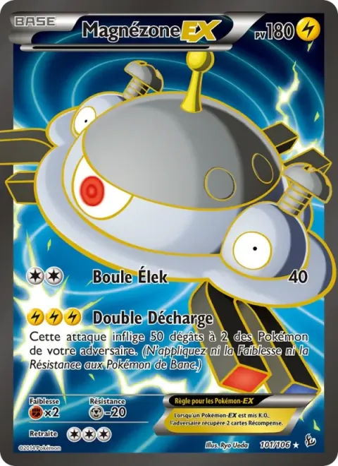 Carte Pokémon Magnézone EX 101/106, extension Étincelles