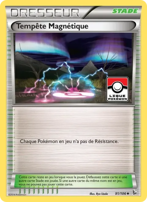 Carte Pokémon Tempête Magnétique 091/106, extension Étincelles