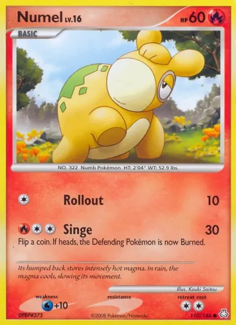 Carte Pokémon Chamallot 110/146, extension Éveil des Légendes