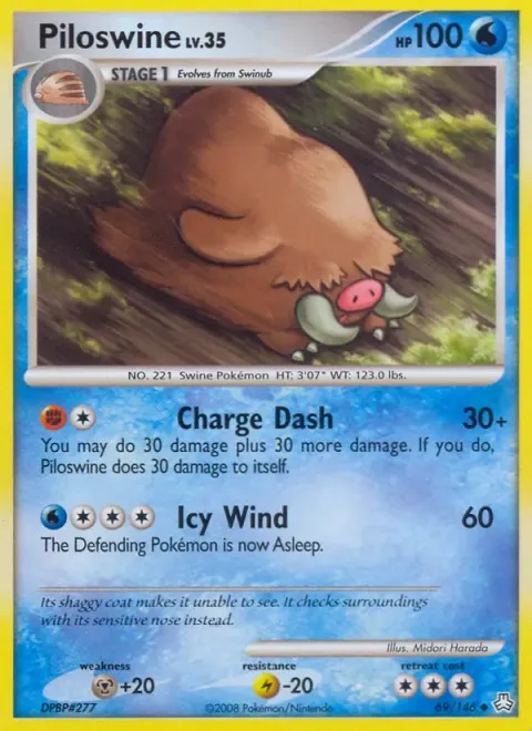 Carte Pokémon Cochignon 069/146, extension Éveil des Légendes