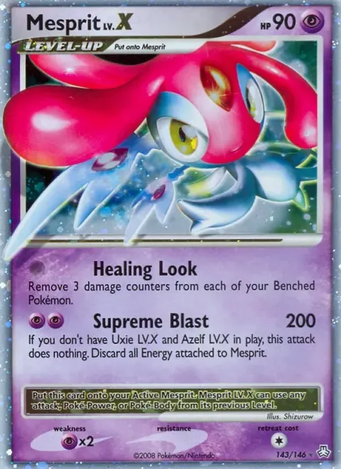 Carte Pokémon Créfollet 143/146, extension Éveil des Légendes