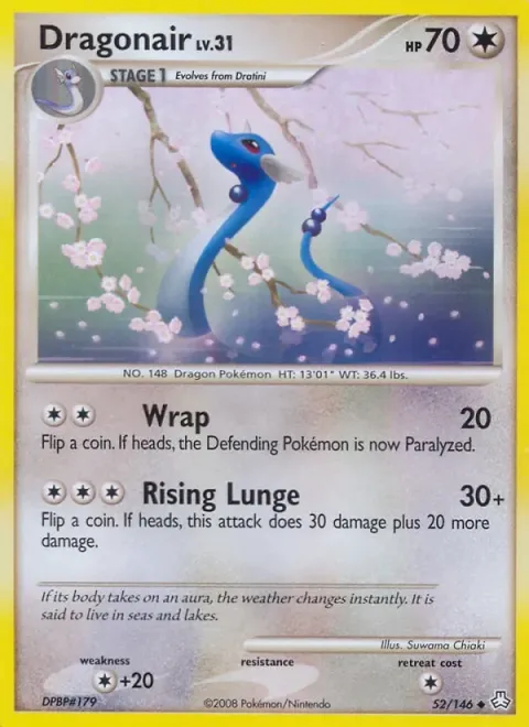Carte Pokémon Draco 052/146, extension Éveil des Légendes