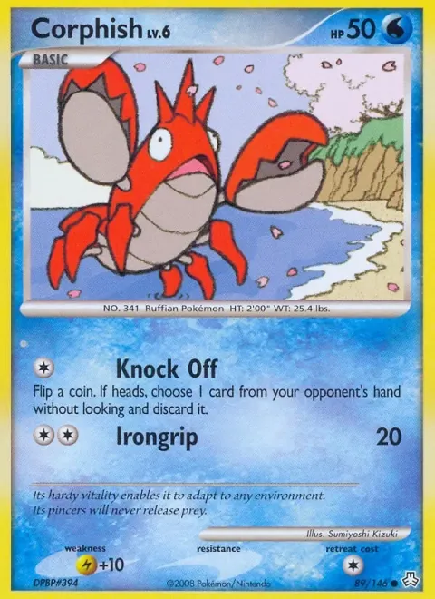 Carte Pokémon Ecrapince 089/146, extension Éveil des Légendes