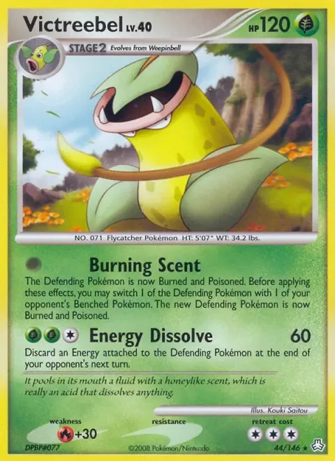 Carte Pokémon Empiflor 044/146, extension Éveil des Légendes