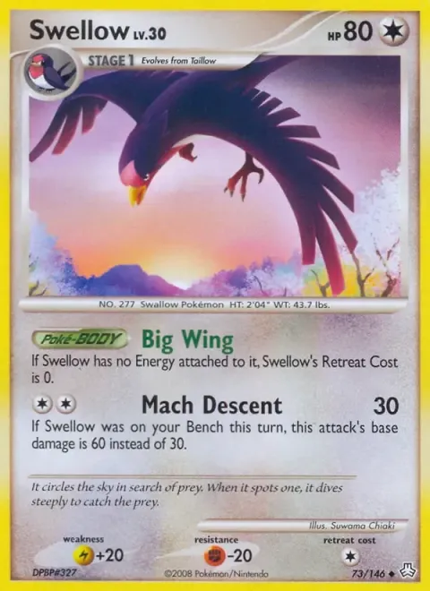 Carte Pokémon Hélédelle 073/146, extension Éveil des Légendes