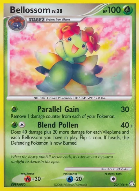 Carte Pokémon Joliflor 020/146, extension Éveil des Légendes