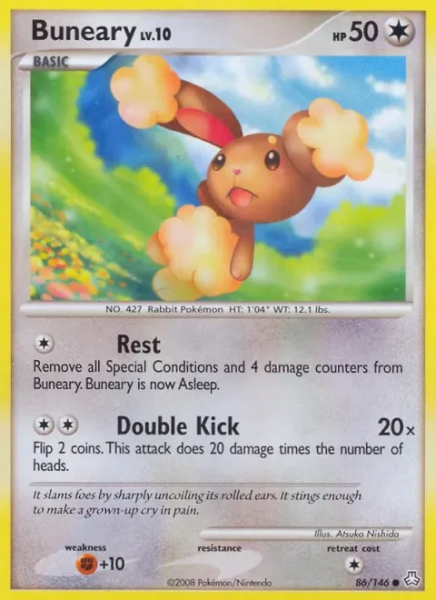 Carte Pokémon Laporeille 086/146, extension Éveil des Légendes