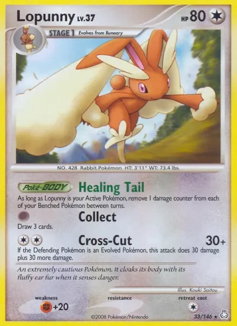 Carte Pokémon Lockpin 033/146, extension Éveil des Légendes