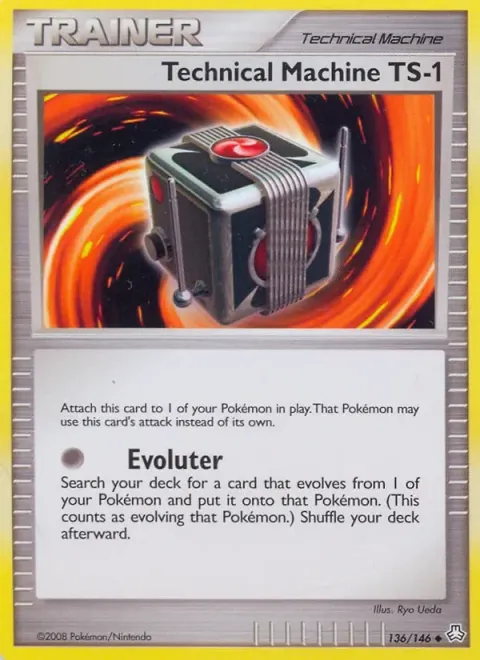 Carte Pokémon Machine Technique TS-1 136/146, extension Éveil des Légendes