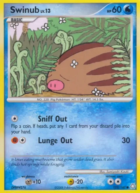 Carte Pokémon Marcracrin 123/146, extension Éveil des Légendes
