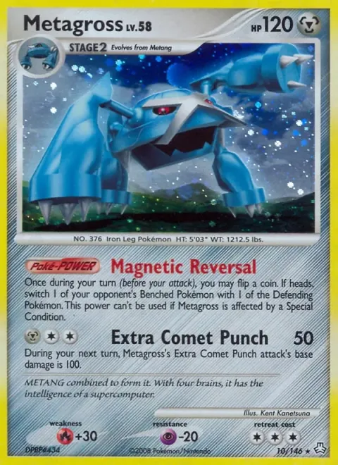 Carte Pokémon Métalosse 010/146, extension Éveil des Légendes
