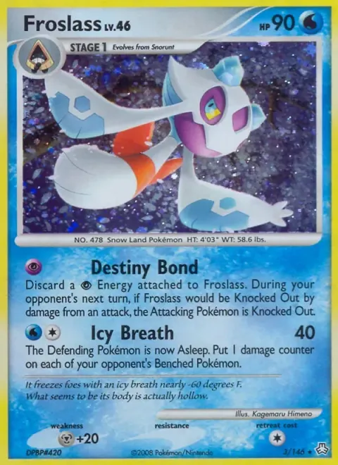 Carte Pokémon Momartik 003/146, extension Éveil des Légendes