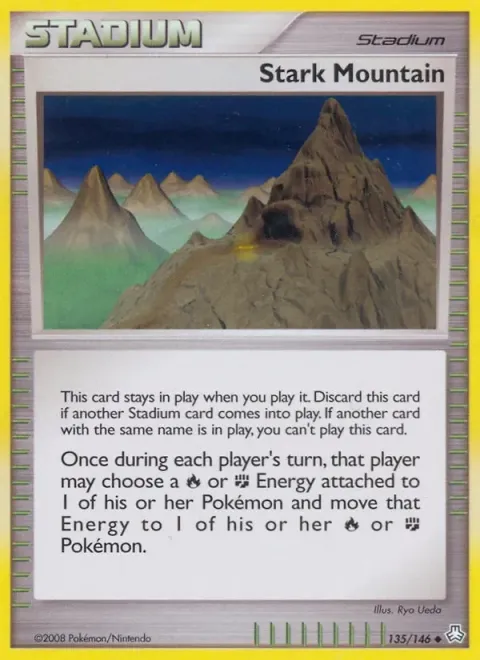 Carte Pokémon Mont Abrupt 135/146, extension Éveil des Légendes
