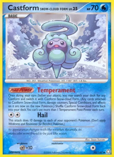 Carte Pokémon Morpheo Neige 050/146, extension Éveil des Légendes