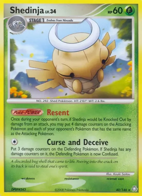 Carte Pokémon Munja 040/146, extension Éveil des Légendes