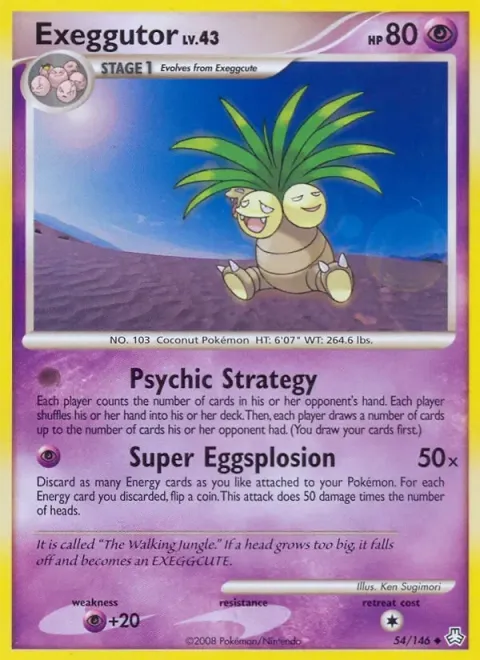 Carte Pokémon Noadkoko 054/146, extension Éveil des Légendes