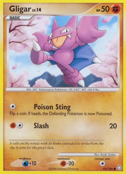 Carte Pokémon Scorplane 095/146, extension Éveil des Légendes