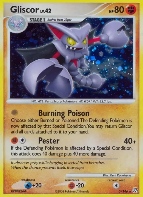 Carte Pokémon Scorvol 005/146, extension Éveil des Légendes