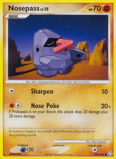 Carte Pokémon Tarinor 109/146, extension Éveil des Légendes