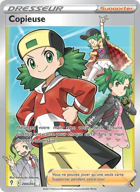 Carte Pokémon Copieuse 200/203, extension Évolution Céleste