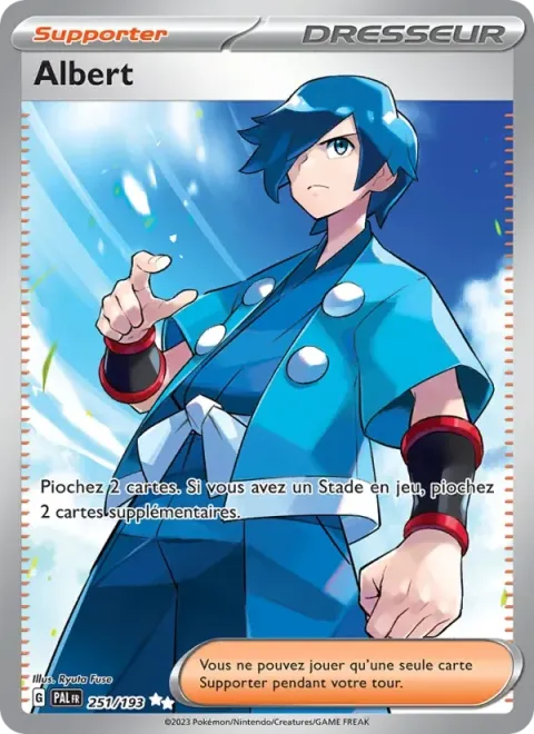 Carte Pokémon Albert 251/193, extension Évolutions à Paldea