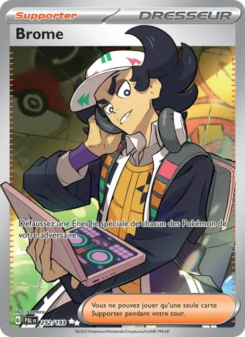Carte Pokémon Brome 252/193, extension Évolutions à Paldea