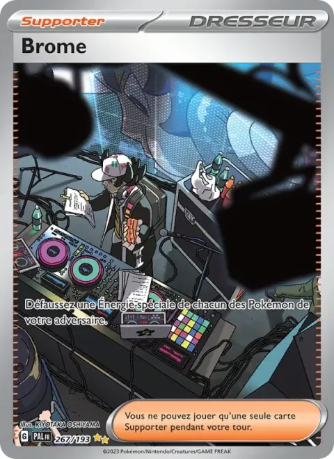 Carte Pokémon Brome 267/193, extension Évolutions à Paldea
