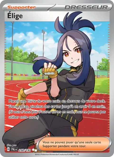 Carte Pokémon Élige 250/193, extension Évolutions à Paldea