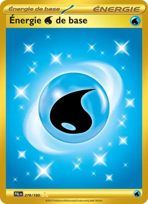 Carte Pokémon Énergie Eau de base 279/193, extension Évolutions à Paldea