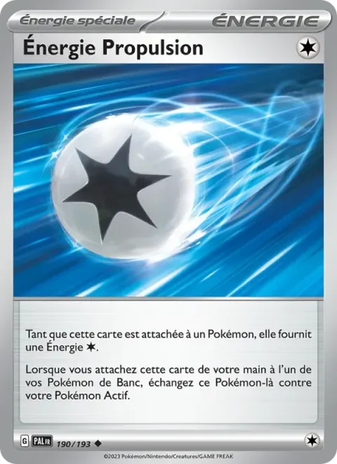 Carte Pokémon Énergie Propulsion 190/193, extension Évolutions à Paldea
