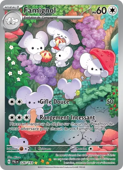 Carte Pokémon Famignol 226/193, extension Évolutions à Paldea